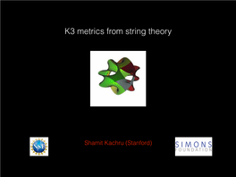 K3 Metrics from String Theory