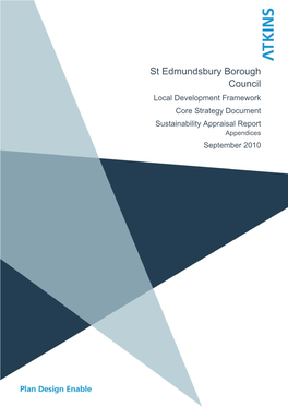 Core Strategy Sustainability Appraisal Appendices