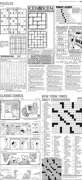 Classic Comics Puzzles