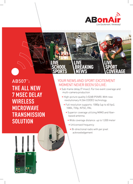 The All New 7 Msec Delay Wireless Microwave