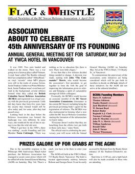 ASSOCIATION ABOUT to CELEBRATE 45Th ANNIVERSARY
