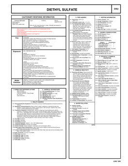 Diethyl Sulfate Dsu