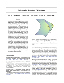 Differentiating Through the Fréchet Mean