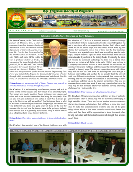 143Rd Edition E-Newsletter