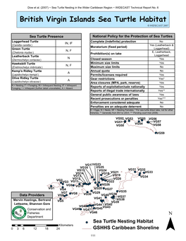 British Virgin Islands Sea Turtle Habitat © WIDECAST 2007