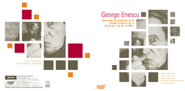 George Enescu Impressions from Childhood, Op
