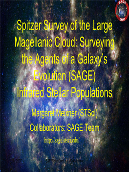 Abridged SAGE Survey of LMC Presentation