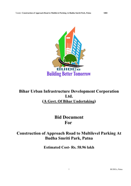 Bid Document For