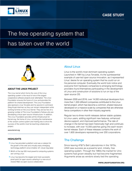 The Free Operating System That Has Taken Over the World