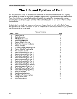 The Life and Epistles of Paul