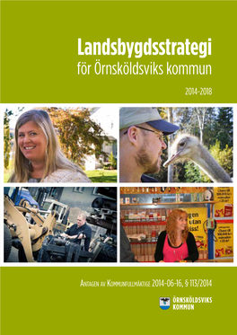 Landsbygdsstrategi För Örnsköldsviks Kommun 2014-2018