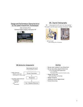 Design and Performance Characteristics of Flat-Panel