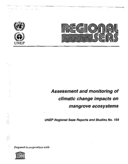 Assessment and Monitoring of Climate Change Impacts on Mangrove