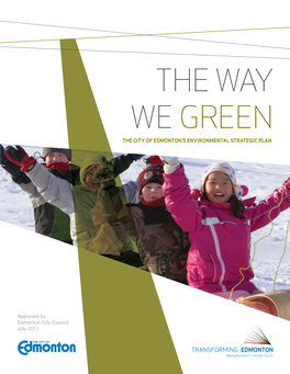 The Way We Green: the City of Edmonton's Environmental