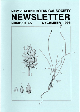 1996 New Zealand Botanical Society Newsletter Number 46 December 1996