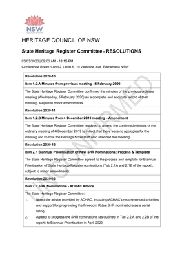 Heritage Council of Nsw