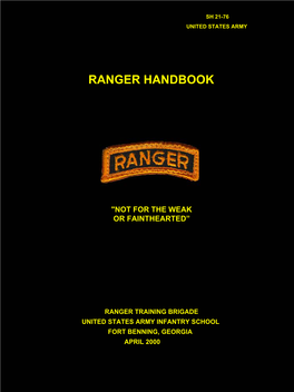 Ranger Handbook