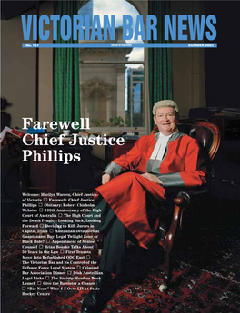Farewell Chief Justice Phillips