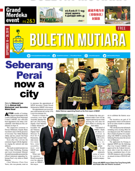 Seberang Perai Now a City