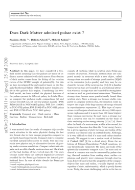 Does Dark Matter Admixed Pulsar Exist