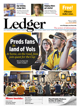 Preds Fans in Land of Vols at Home, on the Road, Fans Join Quest for the Cup