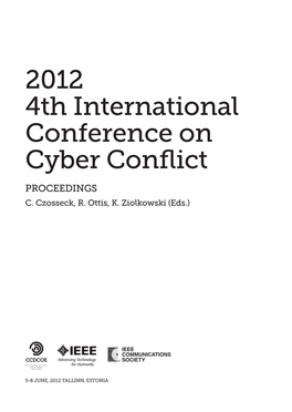 2012 4Th International Conference on Cyber Conflict (Cycon 2012)