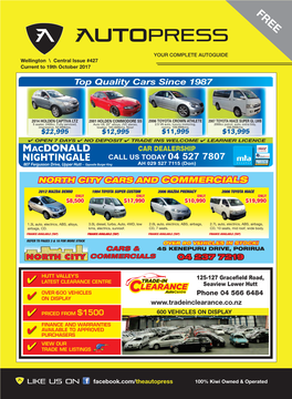 RUTHERFORD ST CARS LTD Now Only Now Only Now Only Now Only $13,995 $15,995 $14,995 $13,995