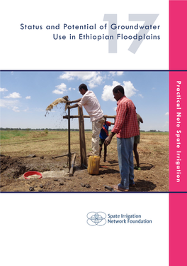 Status and Potential of Groundwater Use in Ethiopian Floodplains