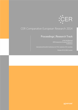 CER Comparative European Research 2014