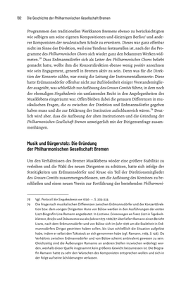 Die Gründung Der Philharmonischen Gesellschaft Bremen Unweigerlich Mit Der Dirigentenfrage Zusam- Menhängen