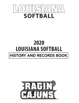 2020 Louisiana Softball Softball