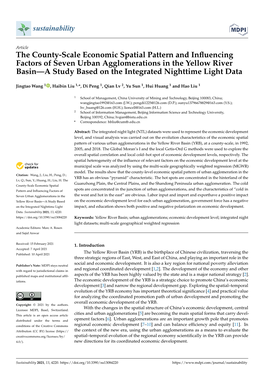 The County-Scale Economic Spatial Pattern and Influencing Factors Of