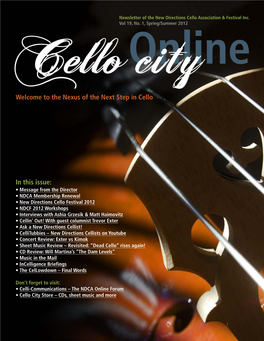 Cello City Online Spring 2016 (PDF)