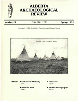 Alberta Archaeological Review