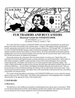 Fur Traders and Buccaneers