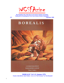 BOREALIS’ Vol 1 #1, Summer 1978