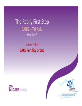 The Really First Step SARG –Tel Aviv May 2018