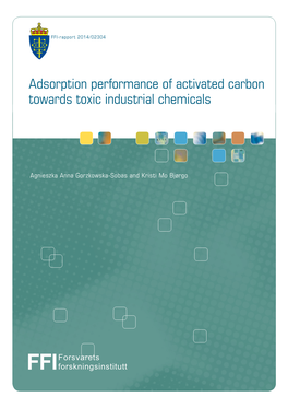 Adsorption Performance of Activated Carbon Towards Toxic Industrial Chemicals