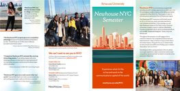 Newhouse NYC Brochure