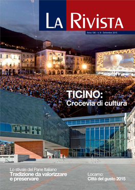 TICINO: Crocevia Di Cultura 15 NUOVA 500