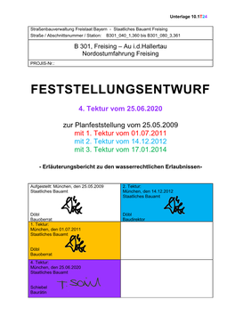 Wassertechnische Untersuchungen Erläuterungsbericht -Tektiert