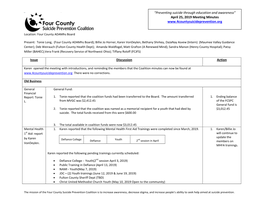 SPC Minutes April 25, 2019