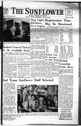 Sunflower January 12, 1965