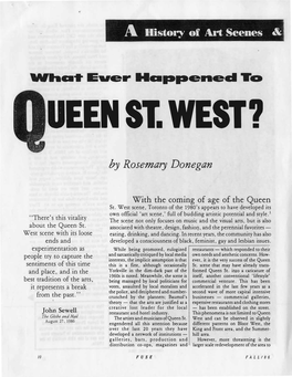 What Ever Happened to Queen St. West?
