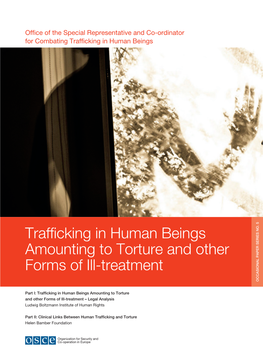 Trafficking in Human Beings Amounting to Torture and Other