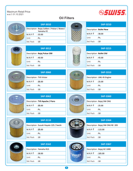 Filters Price List 01-09-2021.Cdr