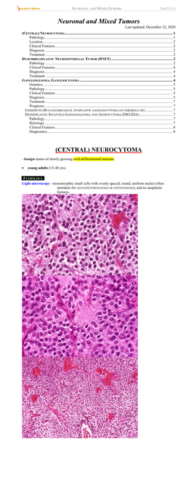 NEURONAL and MIXED TUMORS Onc22 (1)