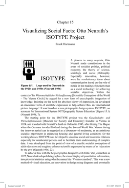 Visualizing Social Facts: Otto Neurath's ISOTYPE Project