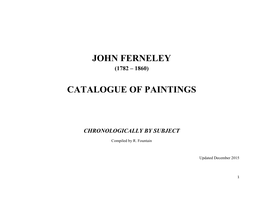 Ferneley Catalogue