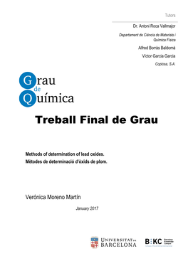 Treball Final De Grau